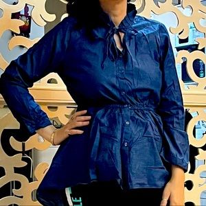 Soft denim tunic